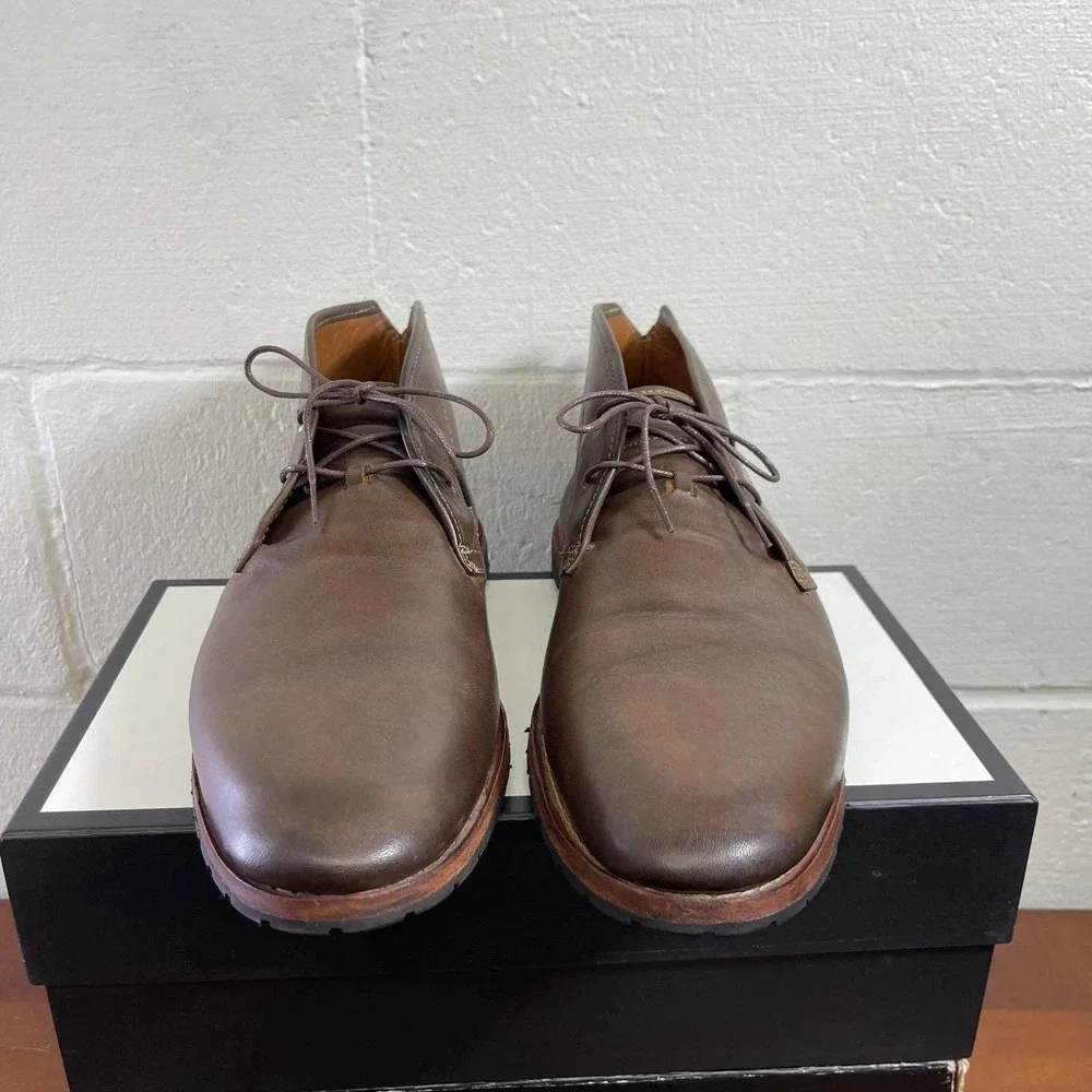 Timberland A1IRG Brown Leather Chukka Ankle Boots Lace Up Men's 12 US/11.5 UK
